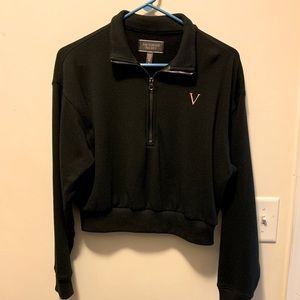 Victoria’s Secret half zip crop sweatshirt